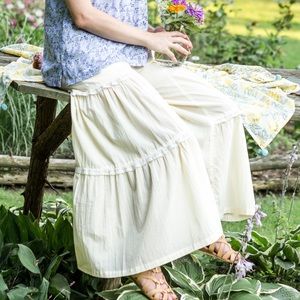 Butter Yellow April Cornell Joni Pant Size Small